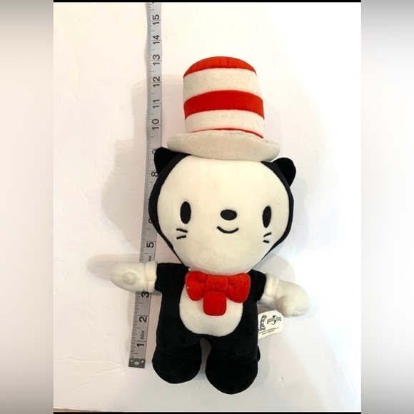 Cat In The Hat Plush Dr.Seuss Stuffed Animal UNIVERSAL STUDIOS 2015 Baby 12” - Picture 4 of 4